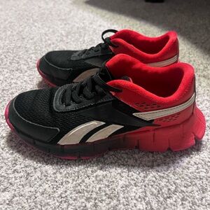 Reebok Kids Black and Pink Athletic Shoes